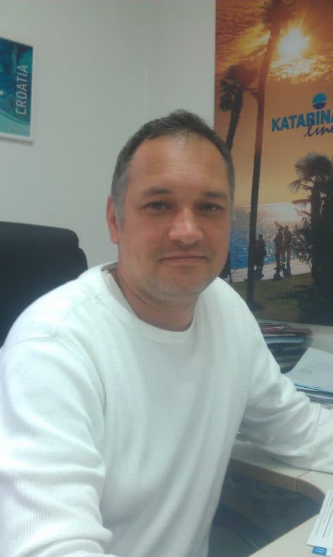 Katarina Line's Marketing Director, Daniel Hauptfeld. Photo courtesy of Mario Almonte