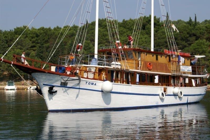 One of Katarina Line's traditional wooden ships. Photo courtesy of Mario Almonte