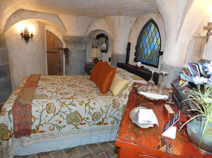 The Dungeon Room is available to rent at Wing's Castle.