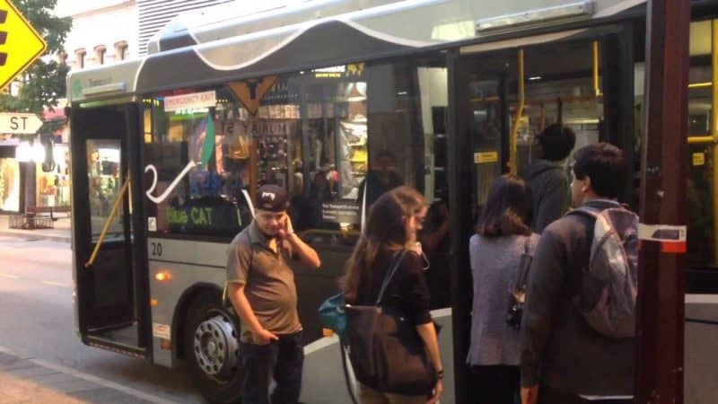Perth has free buses and a wide network of other transit options for its citizens.