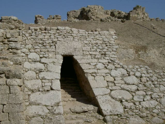 Entrance gate to the city of Ugarit, Syria.