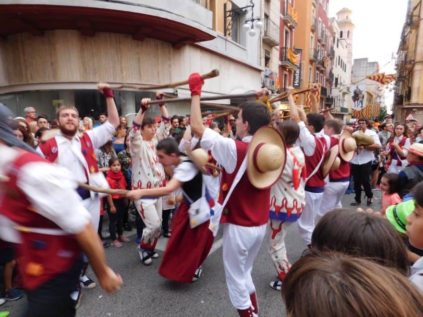 At the Santa Tecla Parade, people of all ages take part in the many performances that occur in the streets of Tarragona.