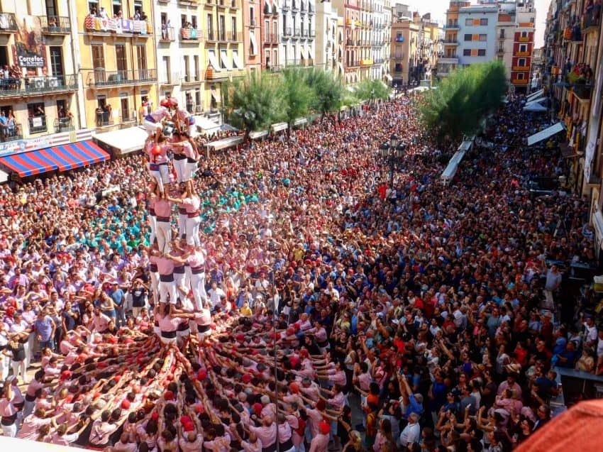 Castels, also known as human towers, are a staple of Catalan tradition. Balancing on the backs of one another, group members rely on eachother to get the smallest member to the top.