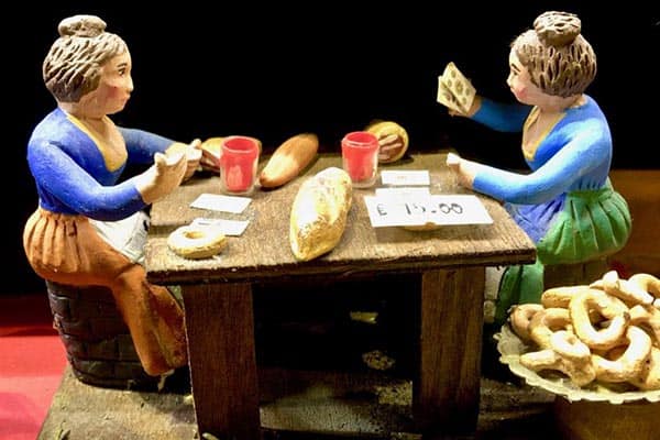 11. Handcarved women playing cards