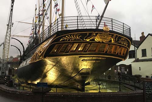 The SS Great Britain is a meticulously-restored 1700s era ship you can tour in Bristol.