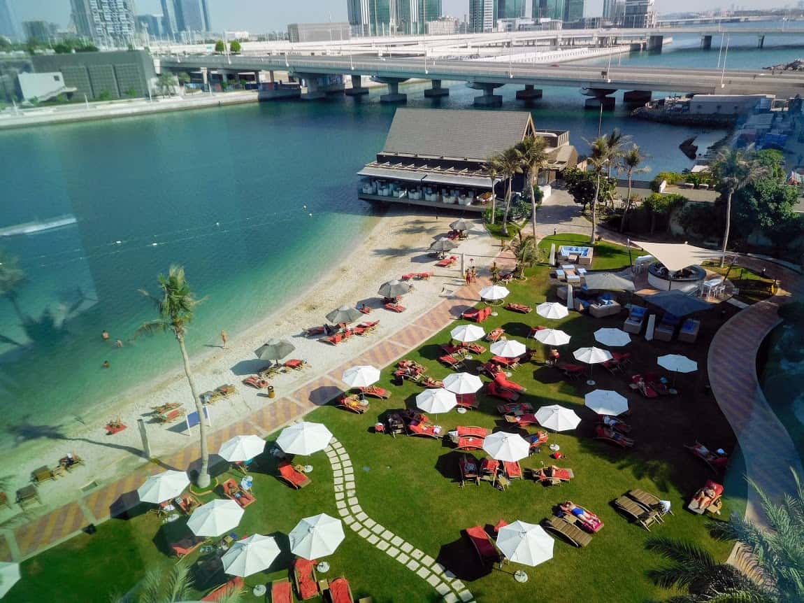The Beach Rotana hotel Abu Dhabi.