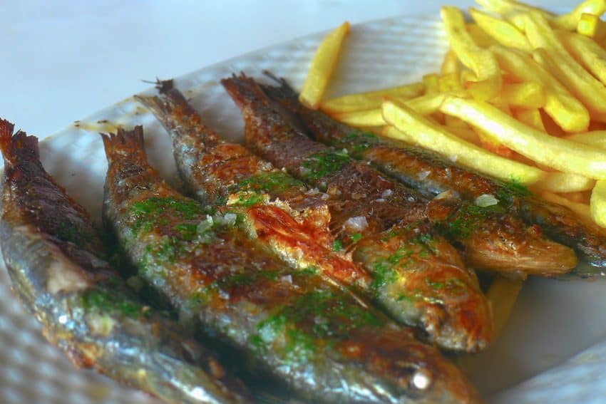 Menorcans love their seafood; especially popular are sardines, grilled Menorcan style, often with lemon and sea salt flakes.
