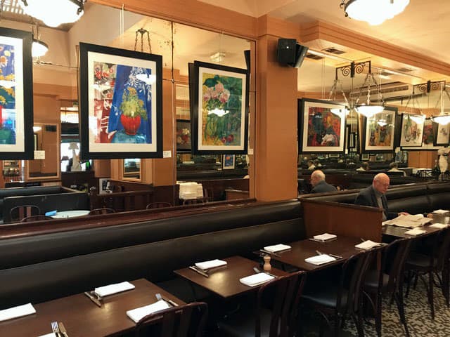Afternoon lull at Le Select, one of the most famous cafes in Paris. Wendy Arraki photo.