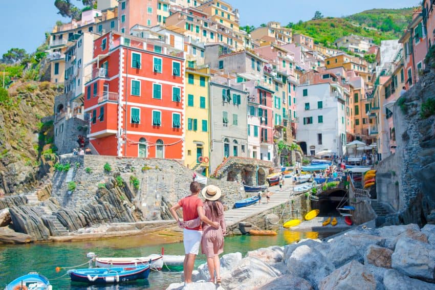 Riomaggiore is where the trip starts, taking in all five of the villages in Cinque Terre.