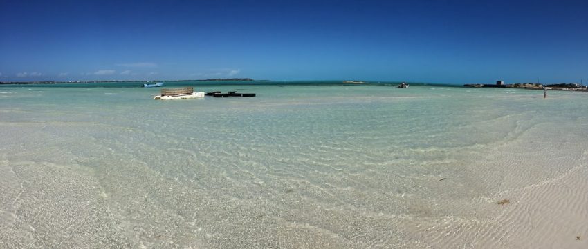 A tranquil beach in Providenciales.