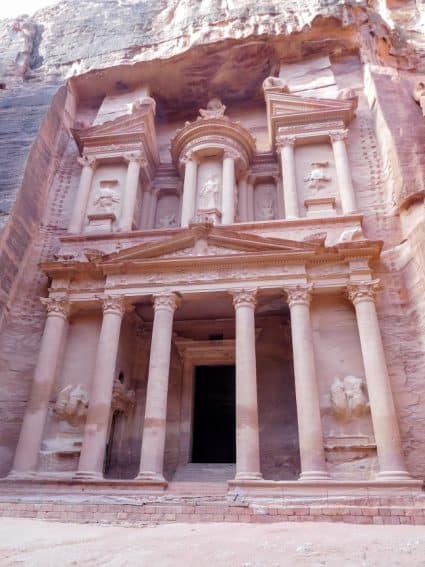 Petra's Treasury is over 2000 years old.