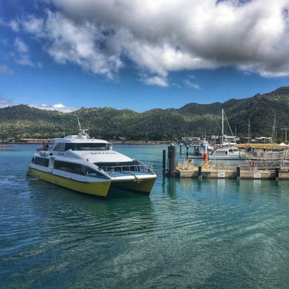 The Ferry to Magnetic Island departs from Nelly Bay.
