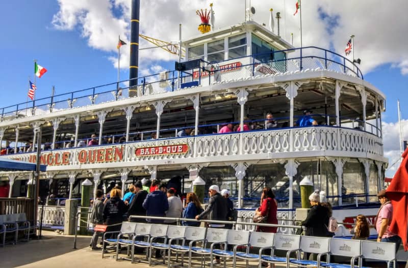 The Jungle Queen Riverboat embarking on a three-hour tour in the Venice of America on Florida's Gold Coast . | GoNOMAD Travel