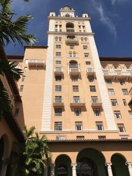 The grand and elegant Biltmore Hotel, Miami.
