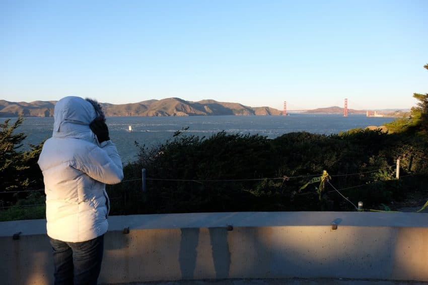 Bundled Up at Lands End,