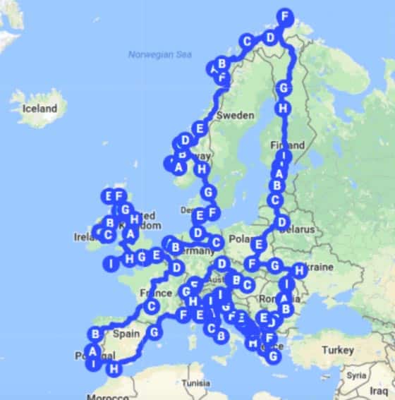 A 30,000 Kilometer Road Trip Through Europe