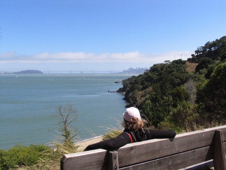 Taking a break on Angel Island, often called The jewel of San Francisco Bay.