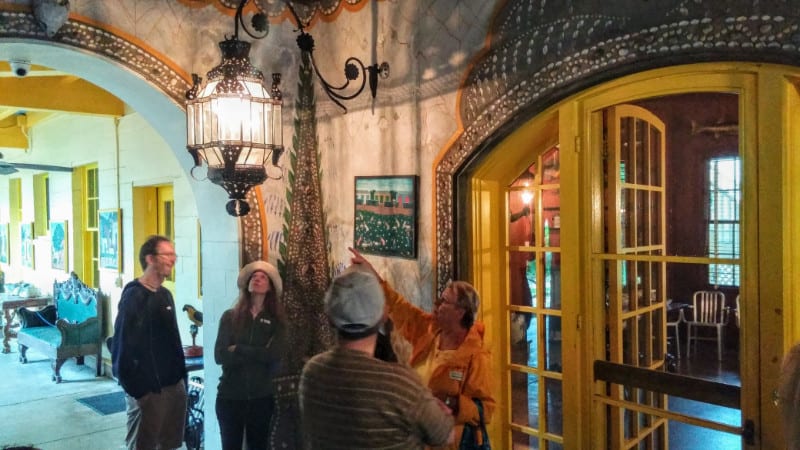 People touring the inside the fascinating Bonnett House in Fort Lauderdale on Florida's Gold Coast. | GoNOMAD Travel