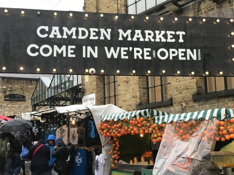 Be sure to check out Camden Market in London for great deals on all manner of foods.