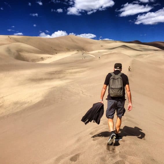 Great Sand Dunes National Park, Southern Colorado. 