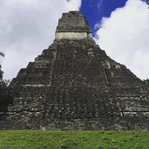 One of many temples at the Mayan ruins of Tikal, Guatemala