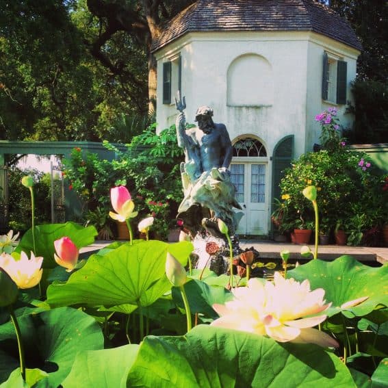 The gardens and fountains at Houmas House are quite possibly the finest in all of Louisiana and are a big draw each spring for those who love lush landscapes and bright flowers. | GoNOMAD Travel