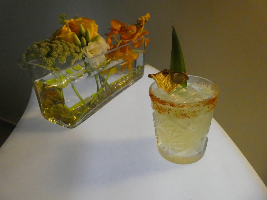 Competition worthy cocktail created by Iberostar's master mixologist  Eduardo Aler Zarak Sanchez