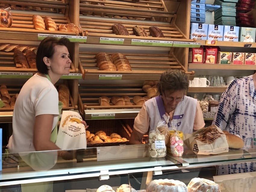 Treats in a bakery in Schwarzenberg, Austria.