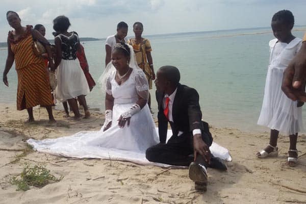 mozambique beach wedding