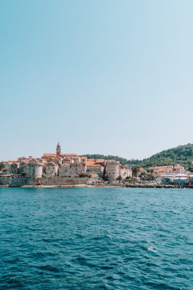 The pretty Croatian coast. Laura Orsini photos.