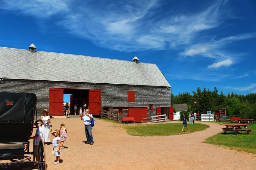 The barn at Heritage Place in Cavendish, PEI.