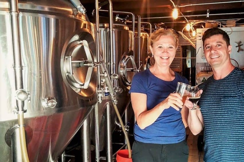 Maura Colucci at Dewey Brewing & Kitchen in Dewey Beach, DE gives a hands-on tour of the crafty brews.