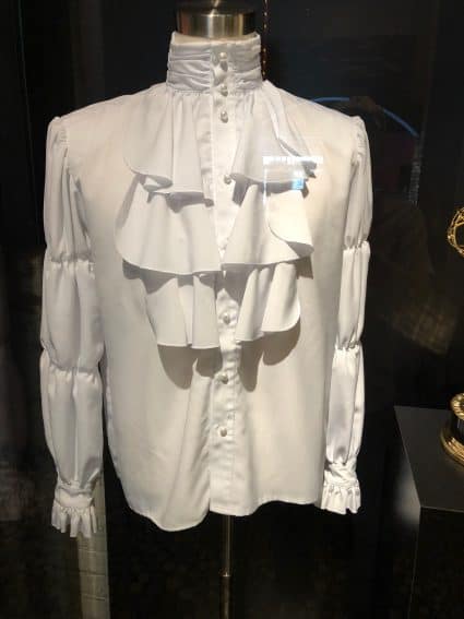 Jerry Seinfeld's famous puffy pirate shirt at the Comedy Center.