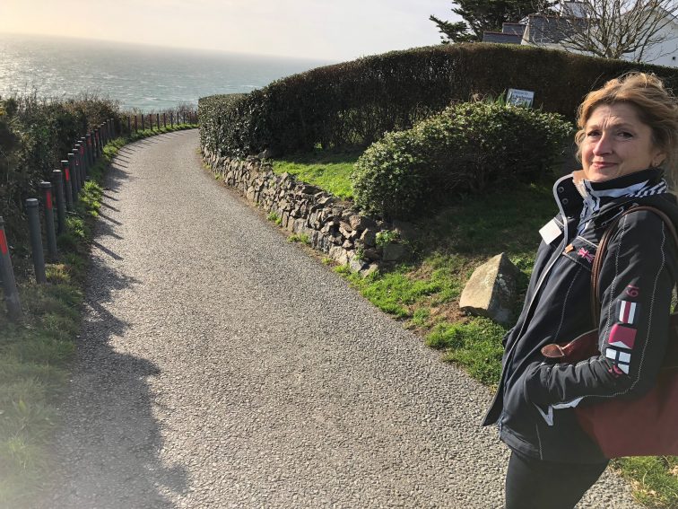 Gaby Betley's family was German, she has lived on Guernsey for 32 years. People often leave, but they always come back to the island, she said. 