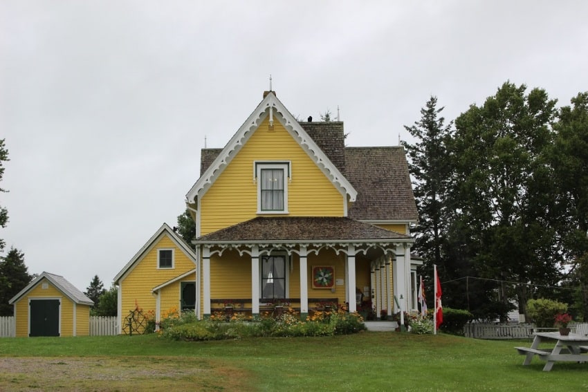 The residence of Lucy Maud Montgomery, Anne of Green Gables author, in Bideford PEI.