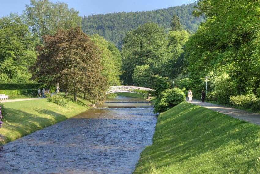 The river Oos winds its way through the spa town of Baden-Baden in central Germany. All photos Copyright: © Baden-Baden Kur & Tourismus GmbH