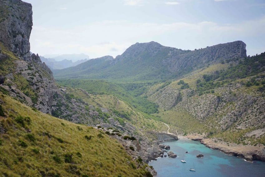 Cala Figura- the perfect place to make base camp and explore the paths around Cap de Formentor. Mallorca, Spain. 