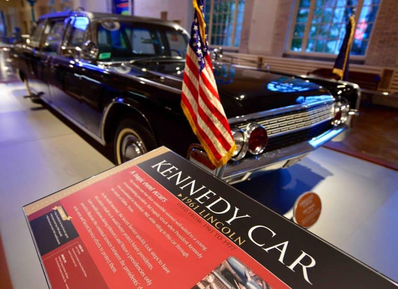 After November 22, 1963, (surprisingly) the SS-100-X stayed in service until 1978. It received significant armor plating and a bullet-proof hardtop while its navy blue exterior was painted black.