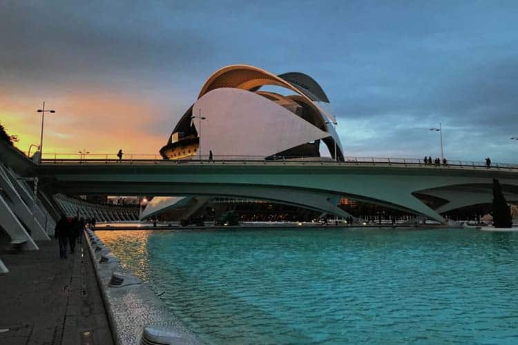 Palau de les Arts Reina Sofia is Valencia's opera house and a place of cultural expression. Photo by Olivia Gilmore.