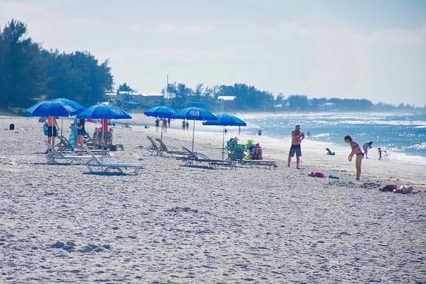 beach scene Anna Maria Island