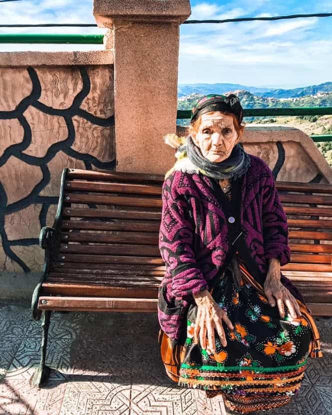 Old woman in typical dress of Tizi Ouzou Province 1