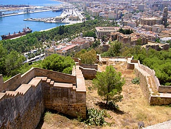 The Castillo de Gibralfaro in Malaga. Photos by manuelfloresv.