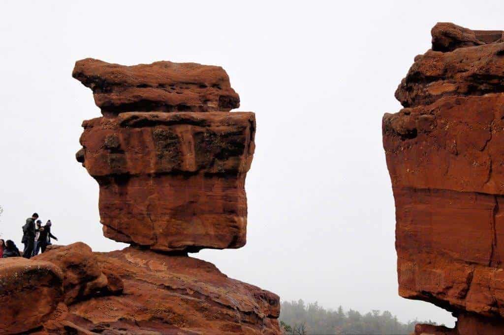 Balanced Rock, Garden of the Gods in Colorado.