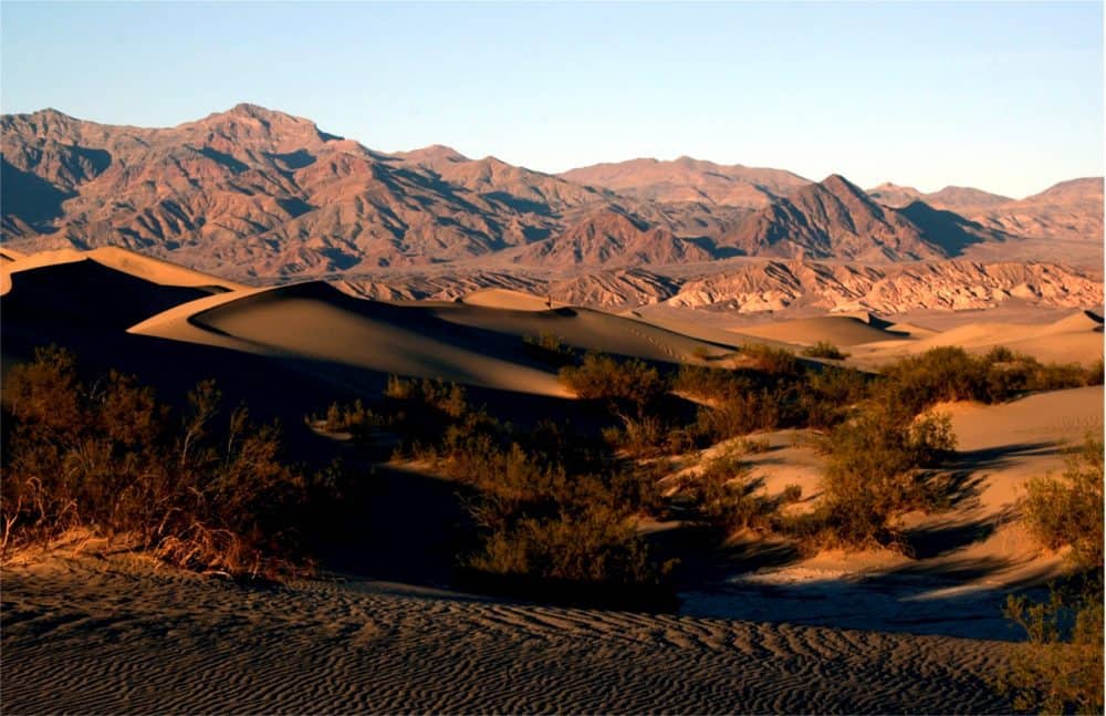 Death Valley National Park is one of the hottest places on earth; don't forget to pack plenty of water!