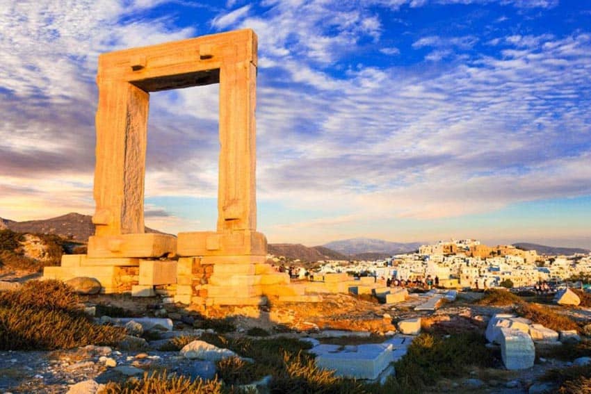 Apollo's gate, Naxos Greece.
