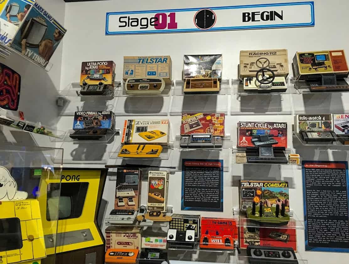 The National Videogame Museum traces the history of video games from the days of Pong.