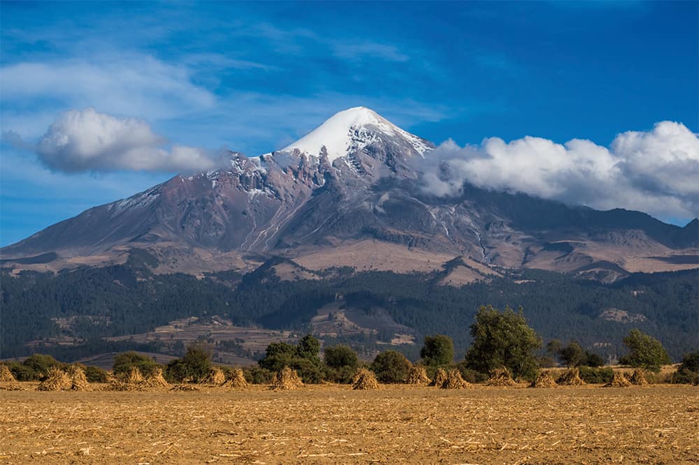 The impressive Orizaba Volcano in Mexico