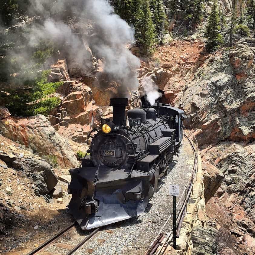 Cumbres Toltec coming out of Rock Tunnel
