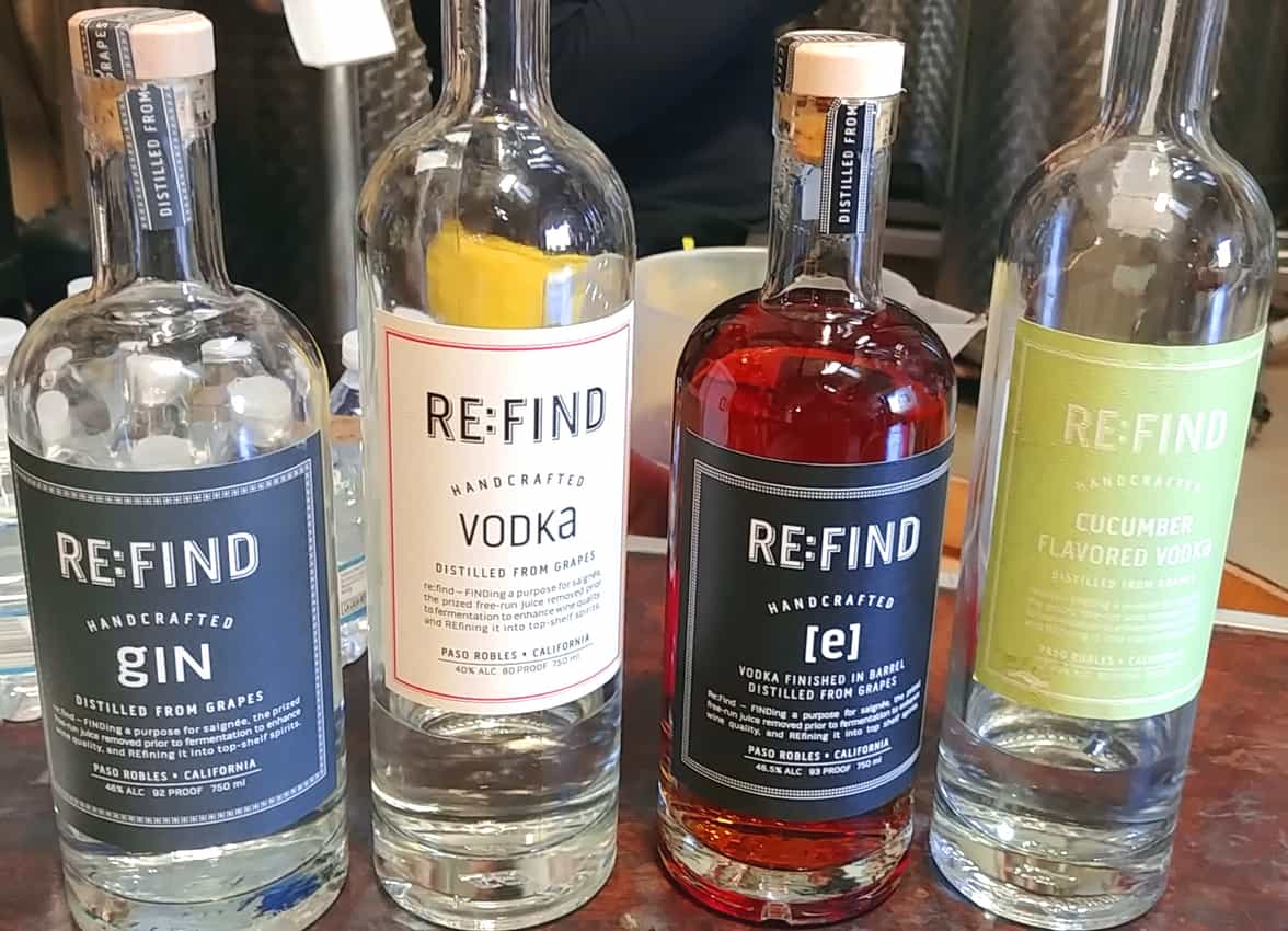 Lovely libations from RE:FIND, Paso Robles CA