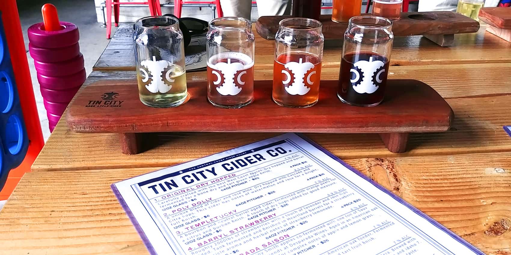 Tin City Cider, Paso Robles CA.